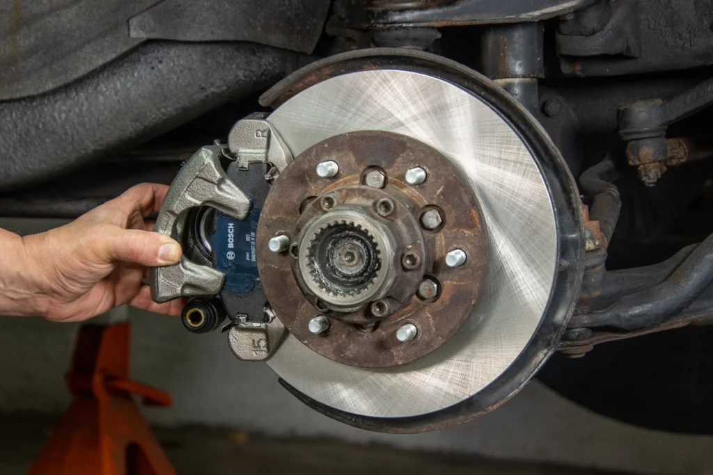 Brake Discs and Drums: Checking for cracks, warping, or other damages.
