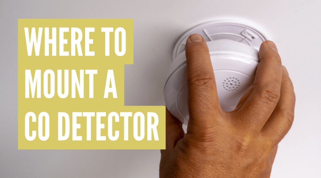 Recommended Positions for CO Detectors in a Caravan